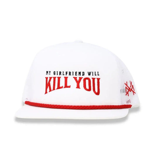 My Girlfriend Will Kill You Snapback Hat