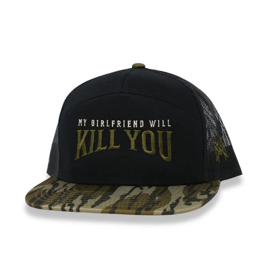My Girlfriend Will Kill You Snapback Hat