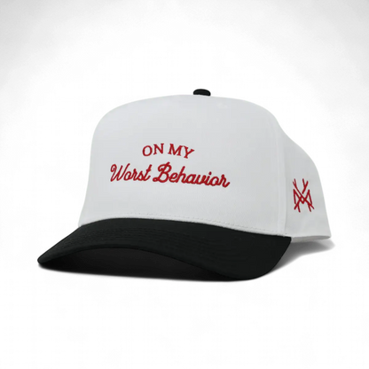 On My Worst Behavior Snapback Hat