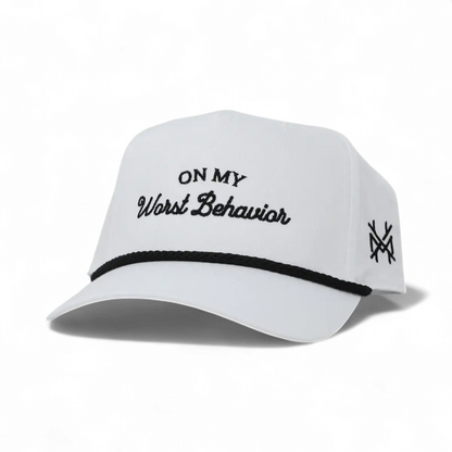 On My Worst Behavior Snapback Hat