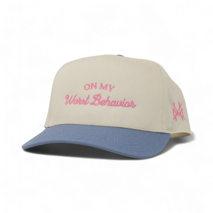 On My Worst Behavior Snapback Hat