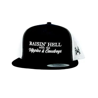 Raising Hell with the Hippies and Cowboys Snapback Hat
