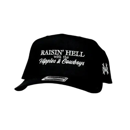 Raising Hell with the Hippies and Cowboys Snapback Hat